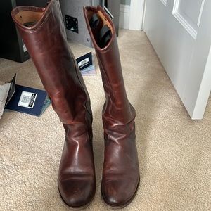 Frye brown boots size 8